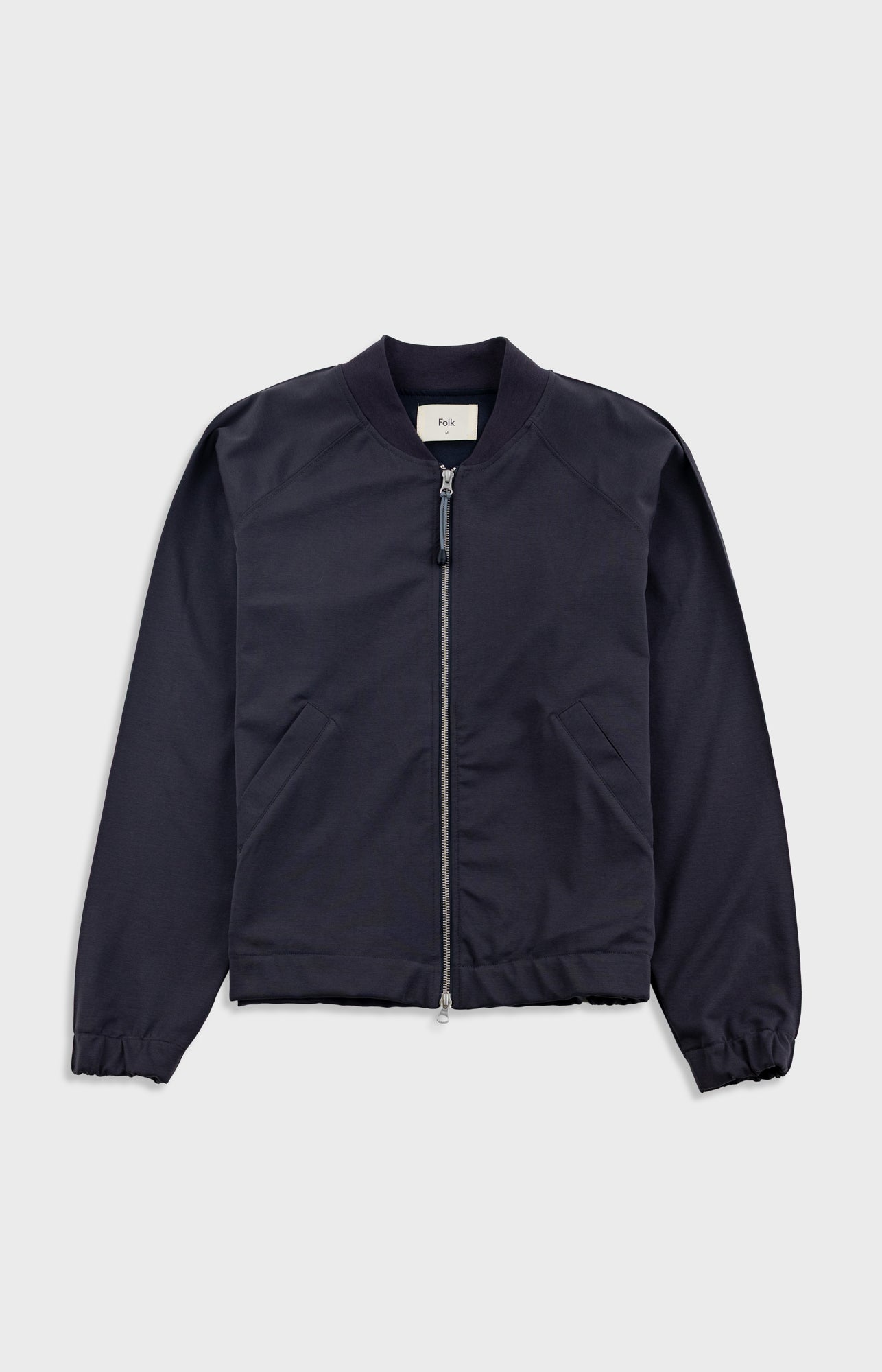 Folk | Folk Pintuck Jersey Bomber - Charcoal