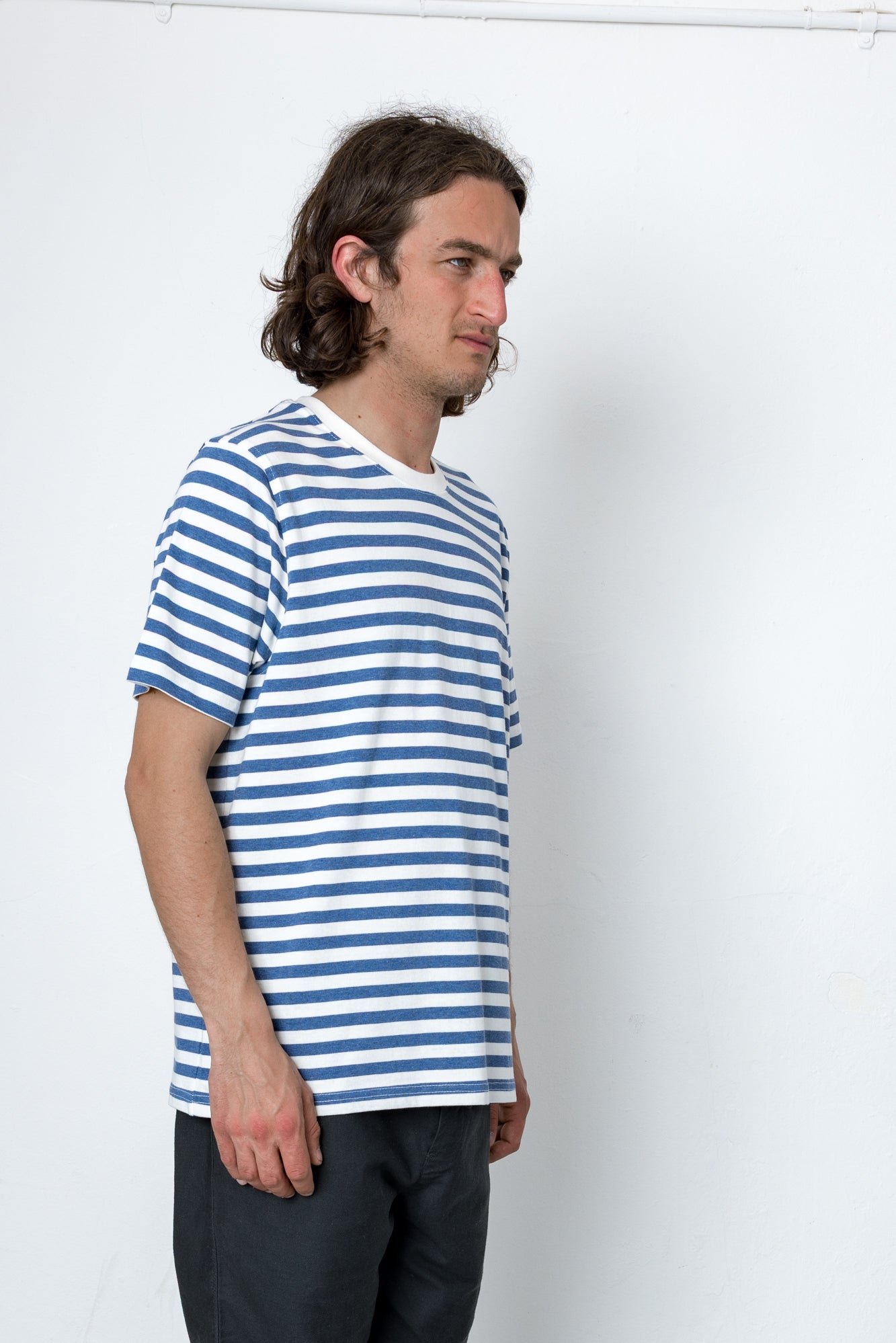 Folk | Folk Pirata T-Shirt - Blue / Ecru