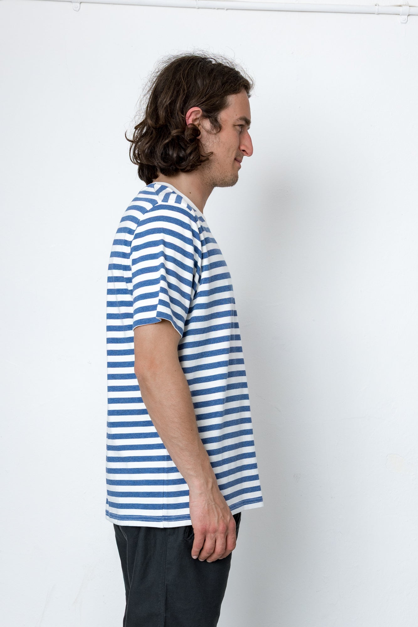 Folk | Folk Pirata T-Shirt - Blue / Ecru