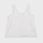 White tank top on a light gray background
