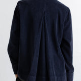 Pleated Shirt - Black Chunky Cord