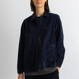 Pleated Shirt - Black Chunky Cord