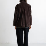 Folk | Folk Pleated Shirt - Chocolate Chunky Cord