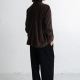 Pleated Shirt - Chocolate Chunky Cord