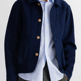 Folk | Folk Prism Jacket - Indigo Texture