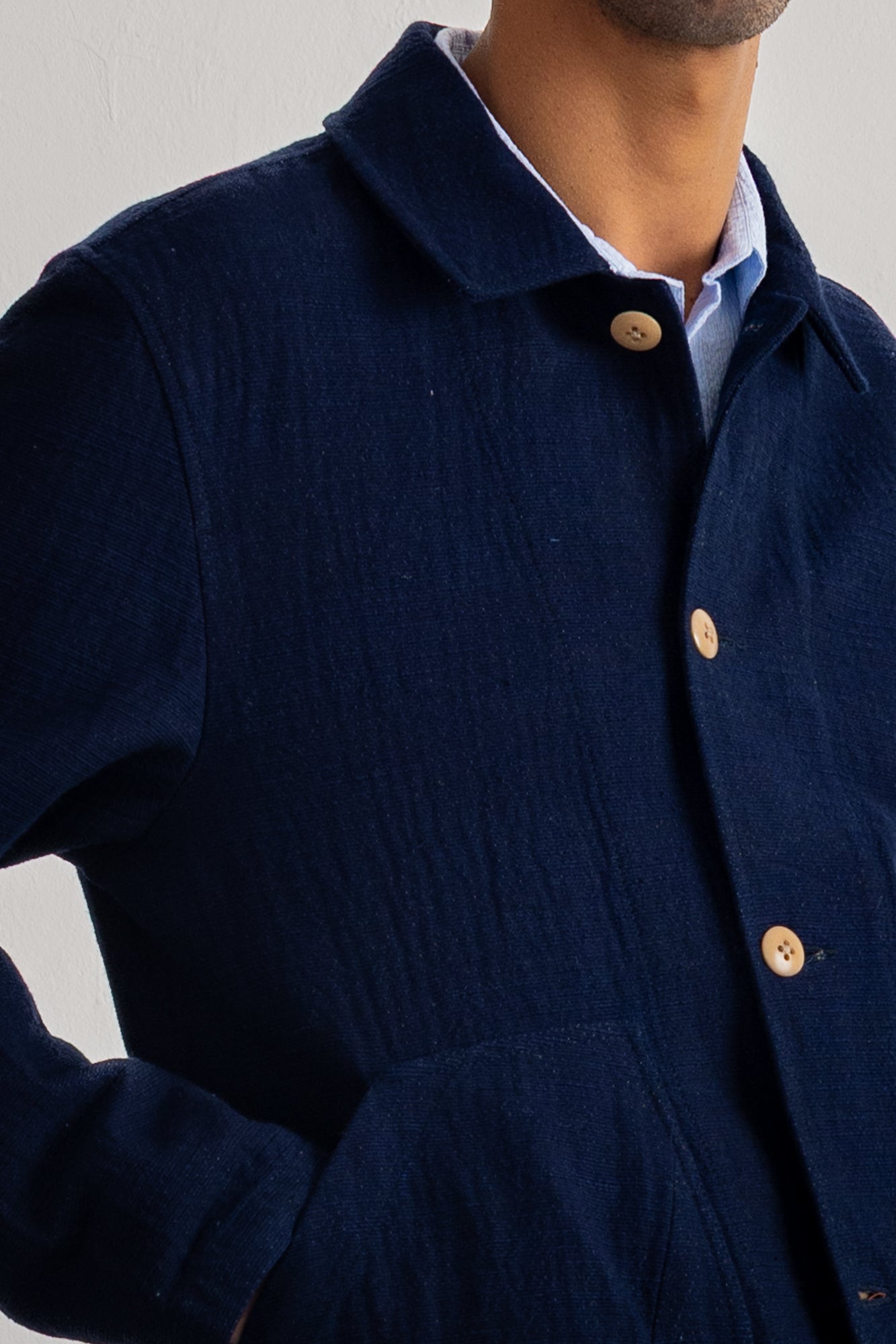 Folk | Folk Prism Jacket - Indigo Texture
