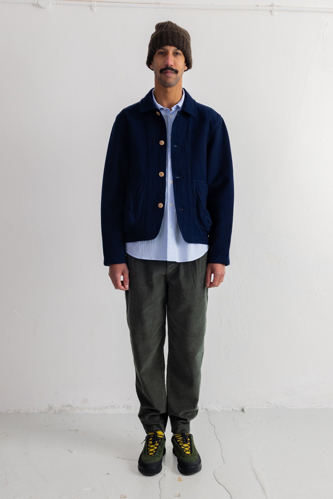 Folk | Folk Prism Jacket - Indigo Texture