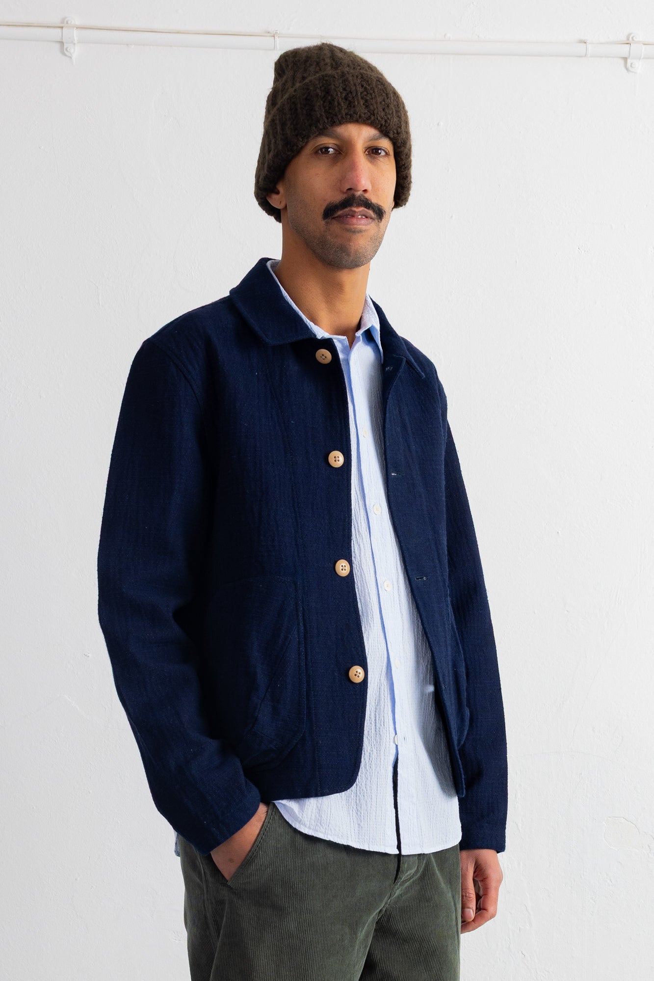 Folk | Folk Prism Jacket - Indigo Texture