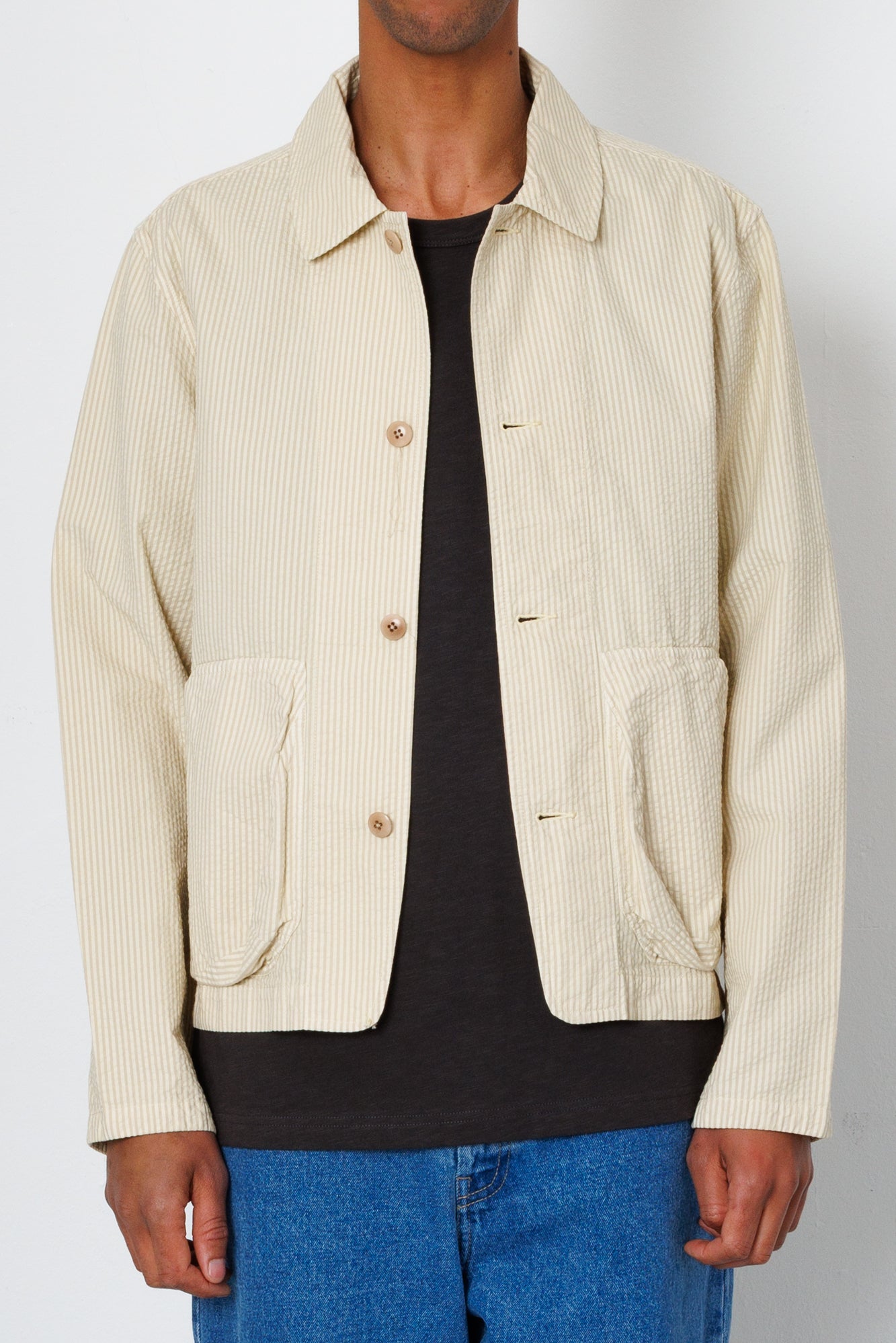 Folk | Folk Prism Jacket - Stone Stripe