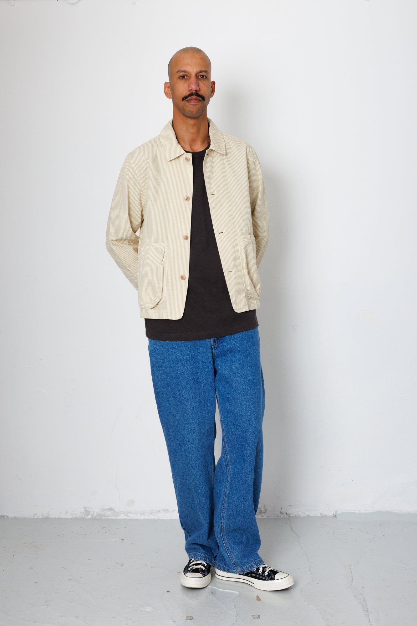 Folk | Folk Prism Jacket - Stone Stripe