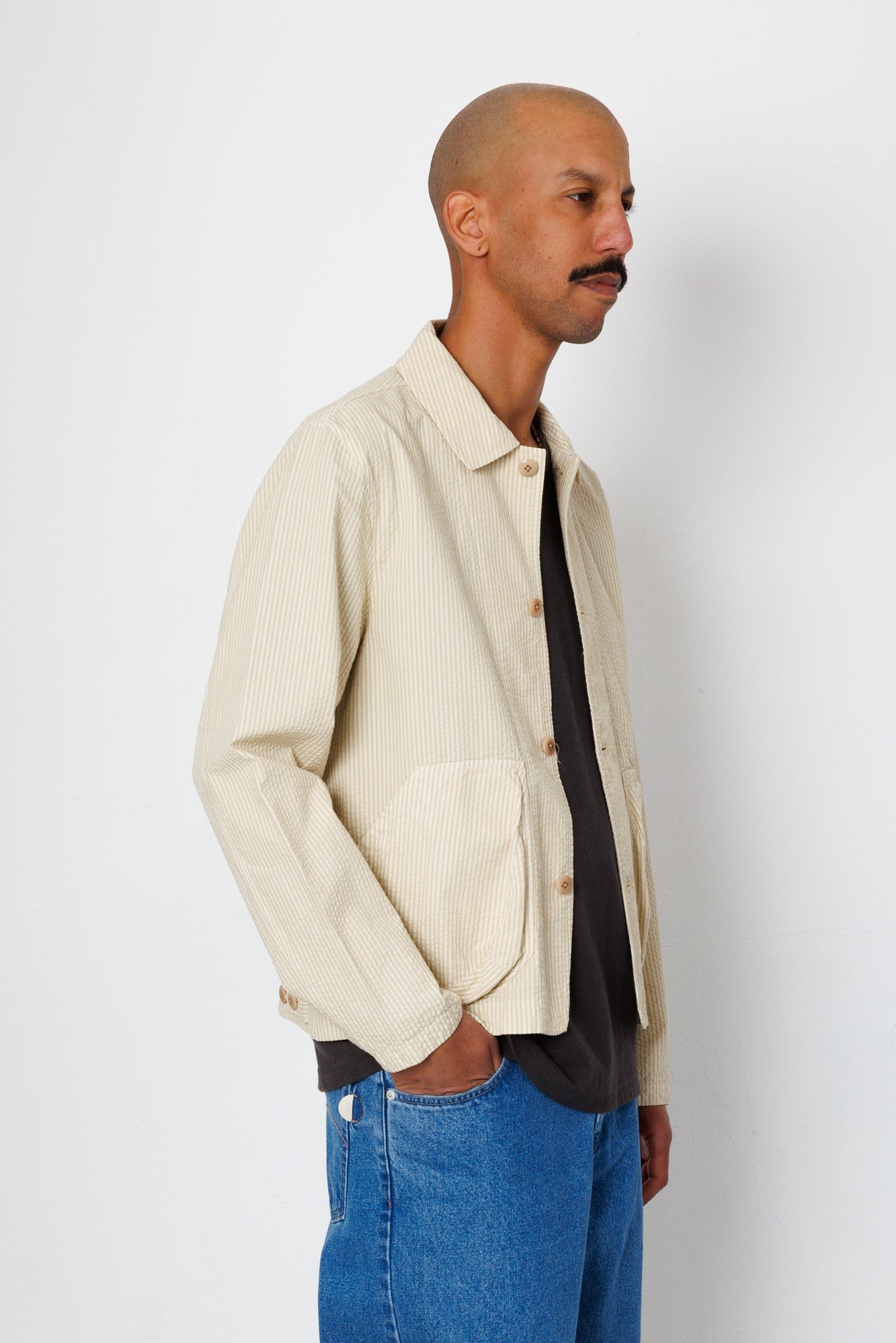 Folk | Folk Prism Jacket - Stone Stripe