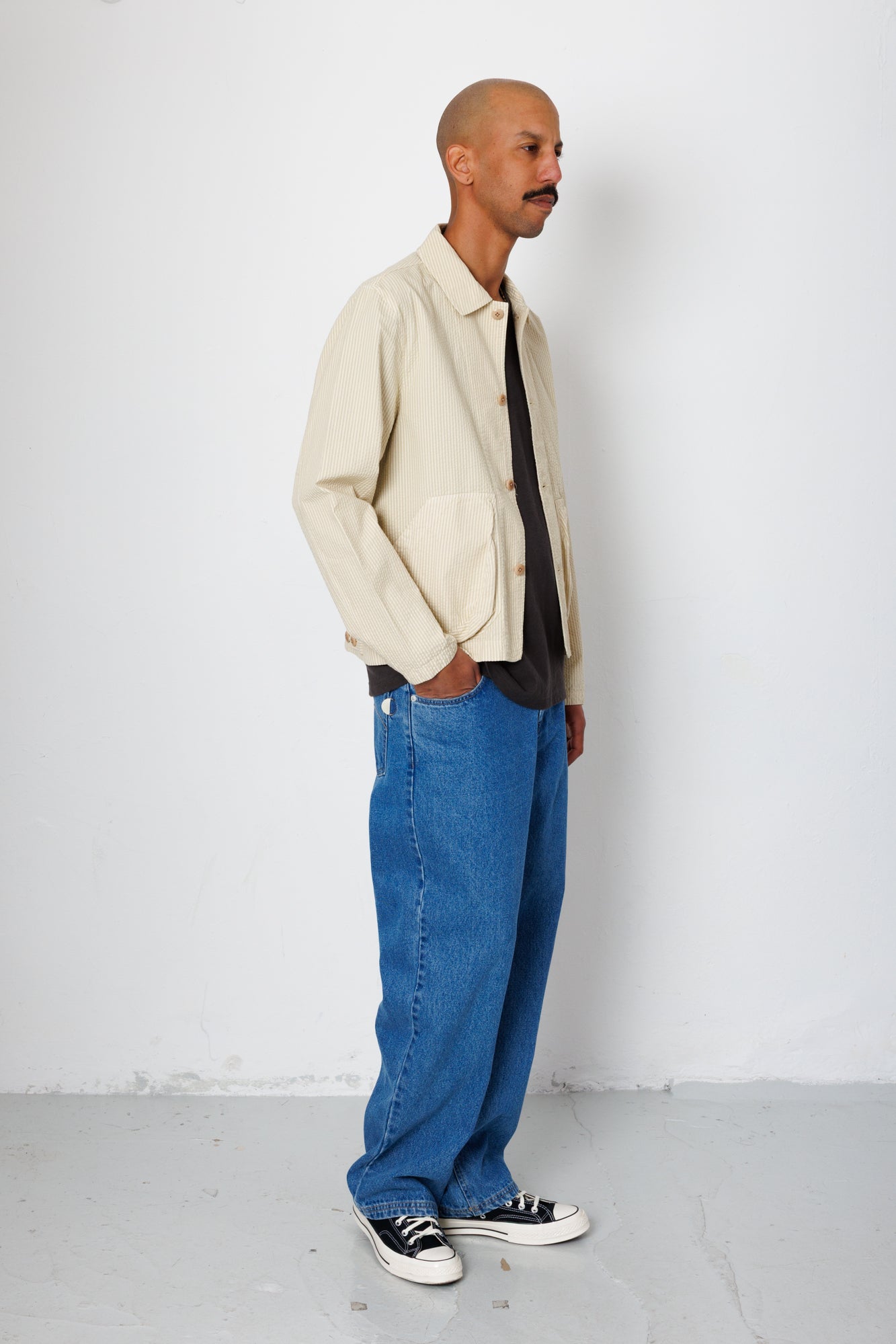 Folk | Folk Prism Jacket - Stone Stripe
