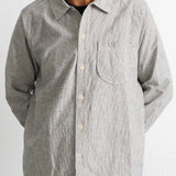 Raglan Shirt - Black Microstripe