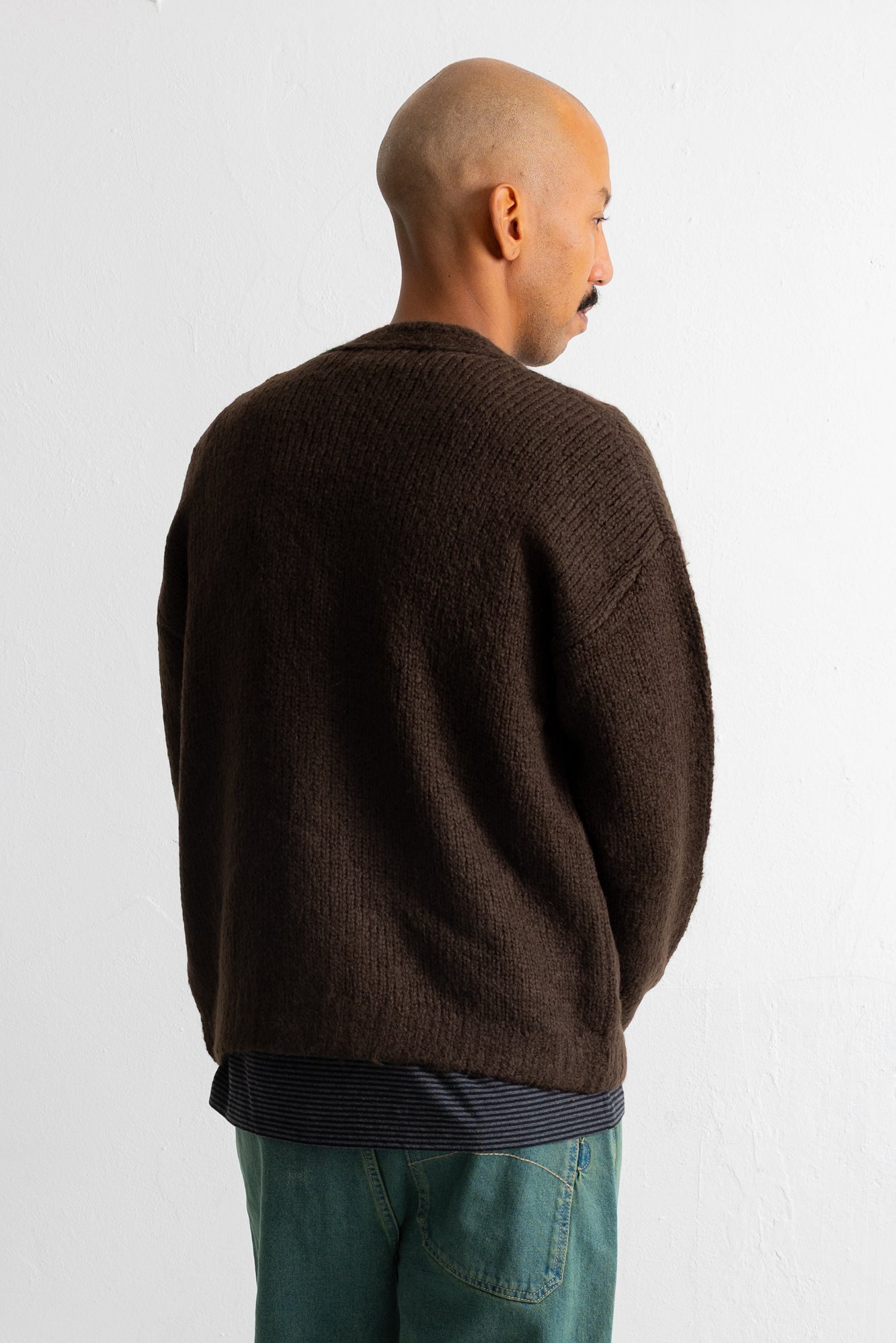 Folk | Folk Relaxed Cardigan - Espresso