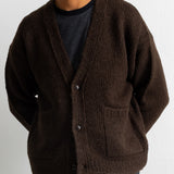 Folk | Folk Relaxed Cardigan - Espresso