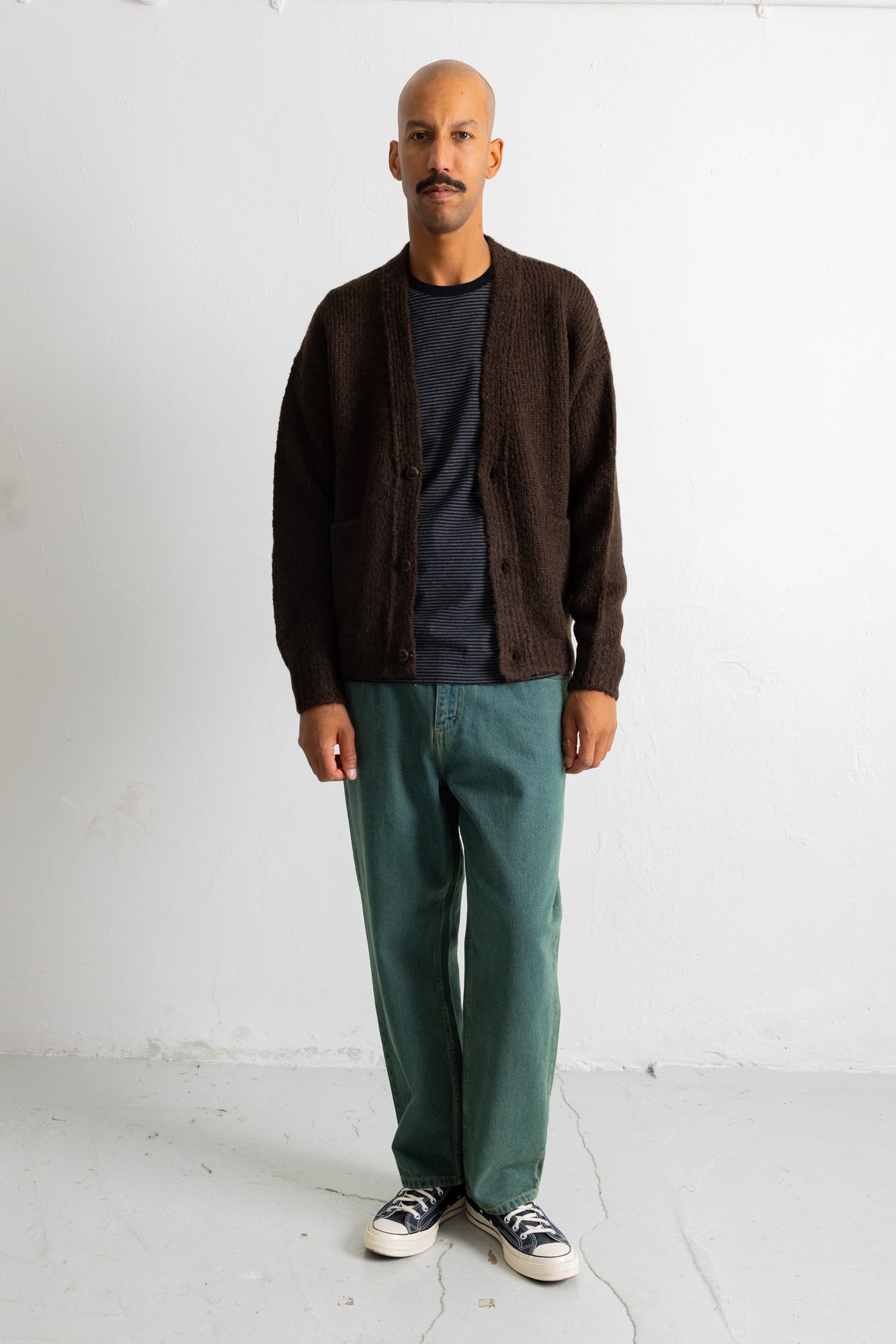 Folk | Folk Relaxed Cardigan - Espresso