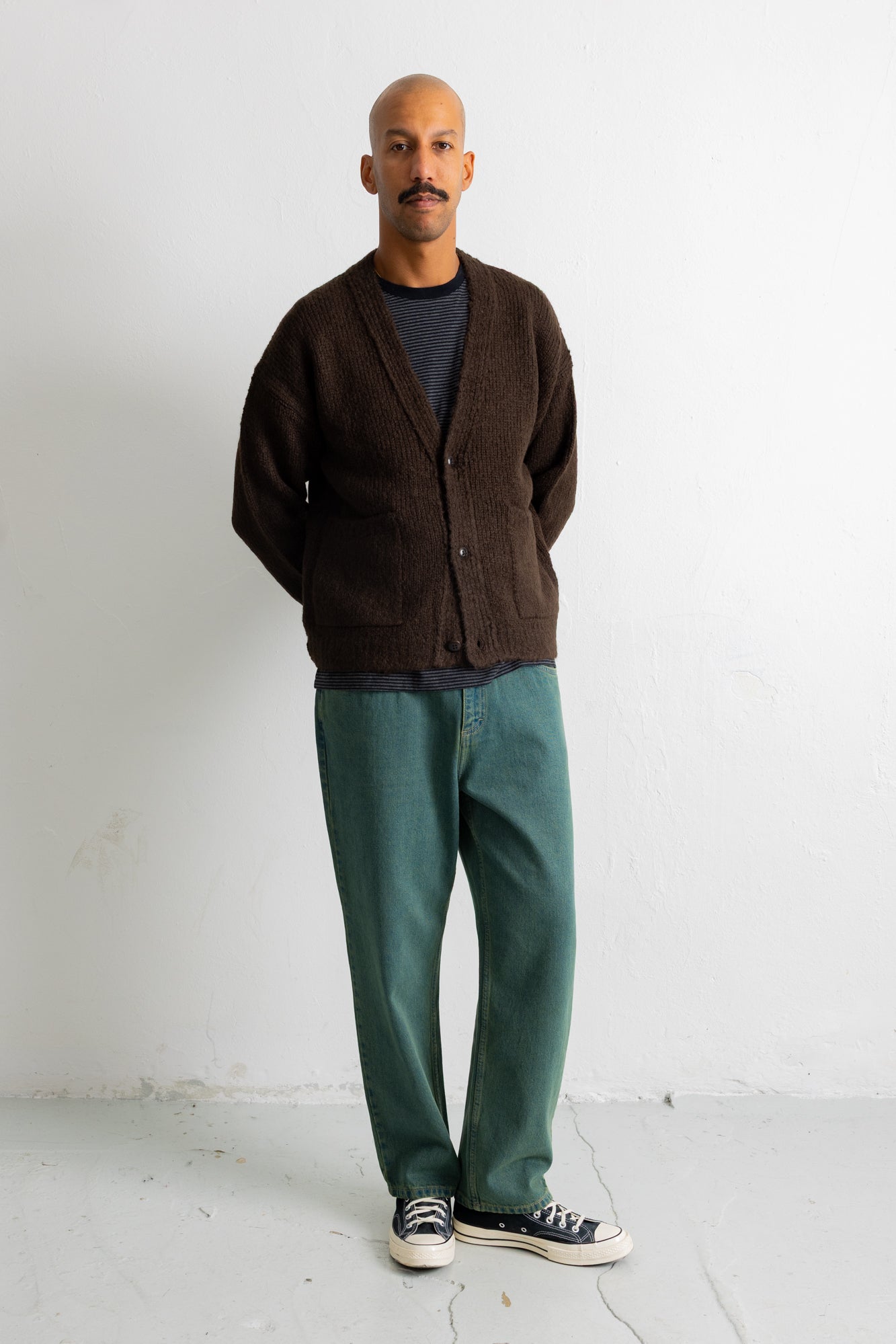 Folk | Folk Relaxed Cardigan - Espresso