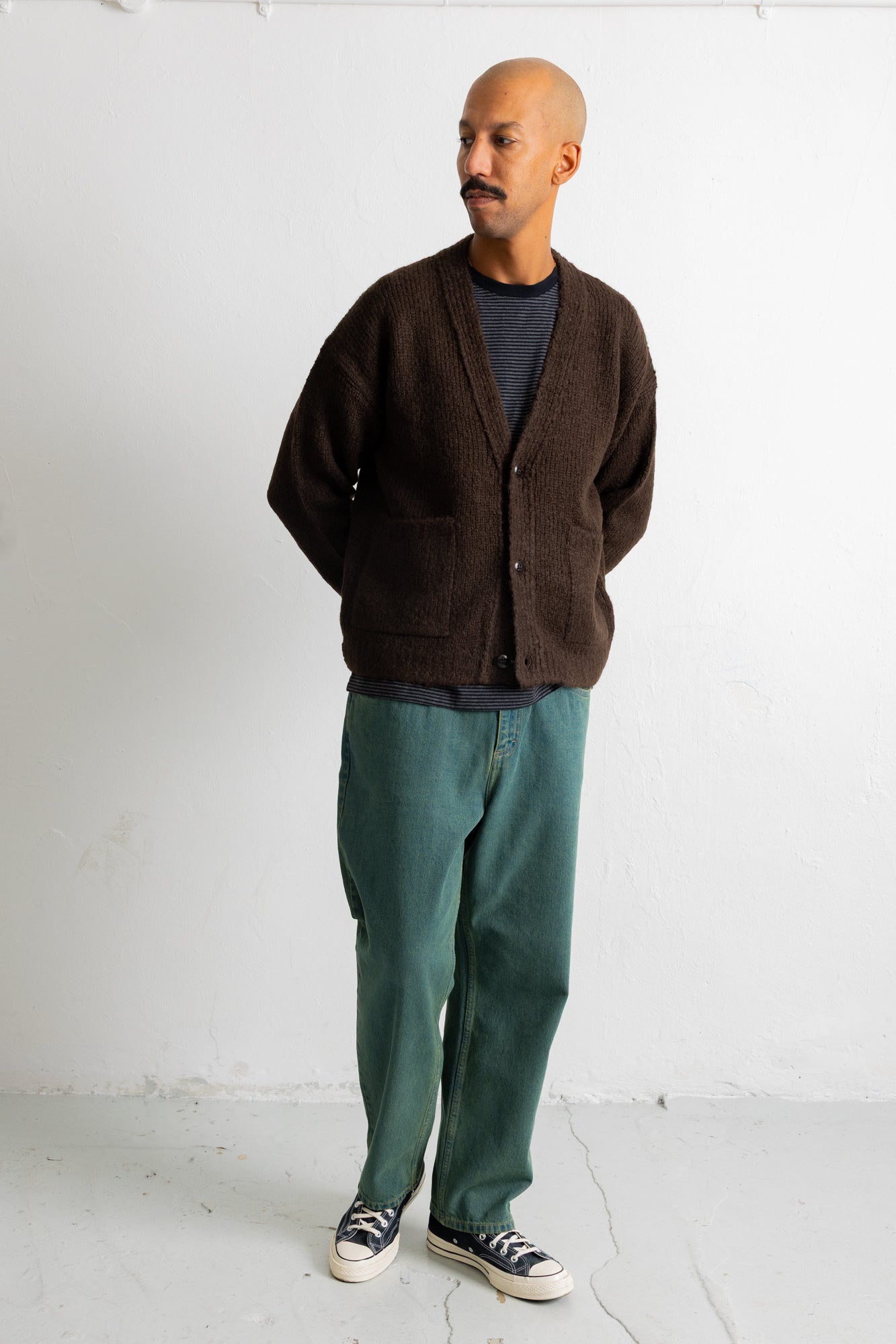Folk | Folk Relaxed Cardigan - Espresso