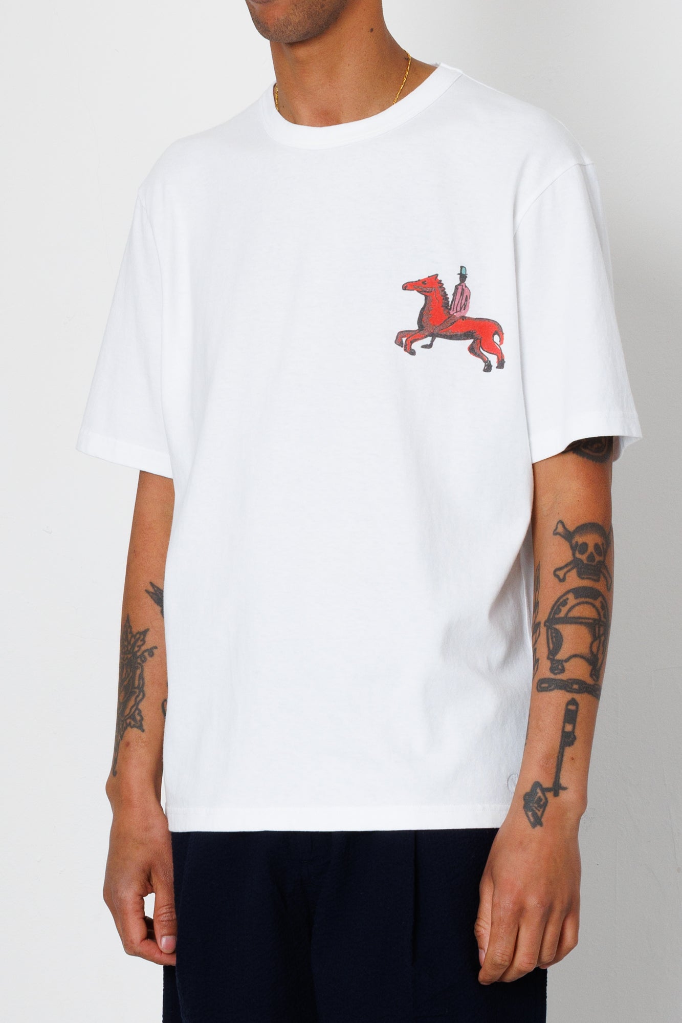 Folk | Folk Relaxed T-Shirt - White Carousel | Folk x Goss Brothers
