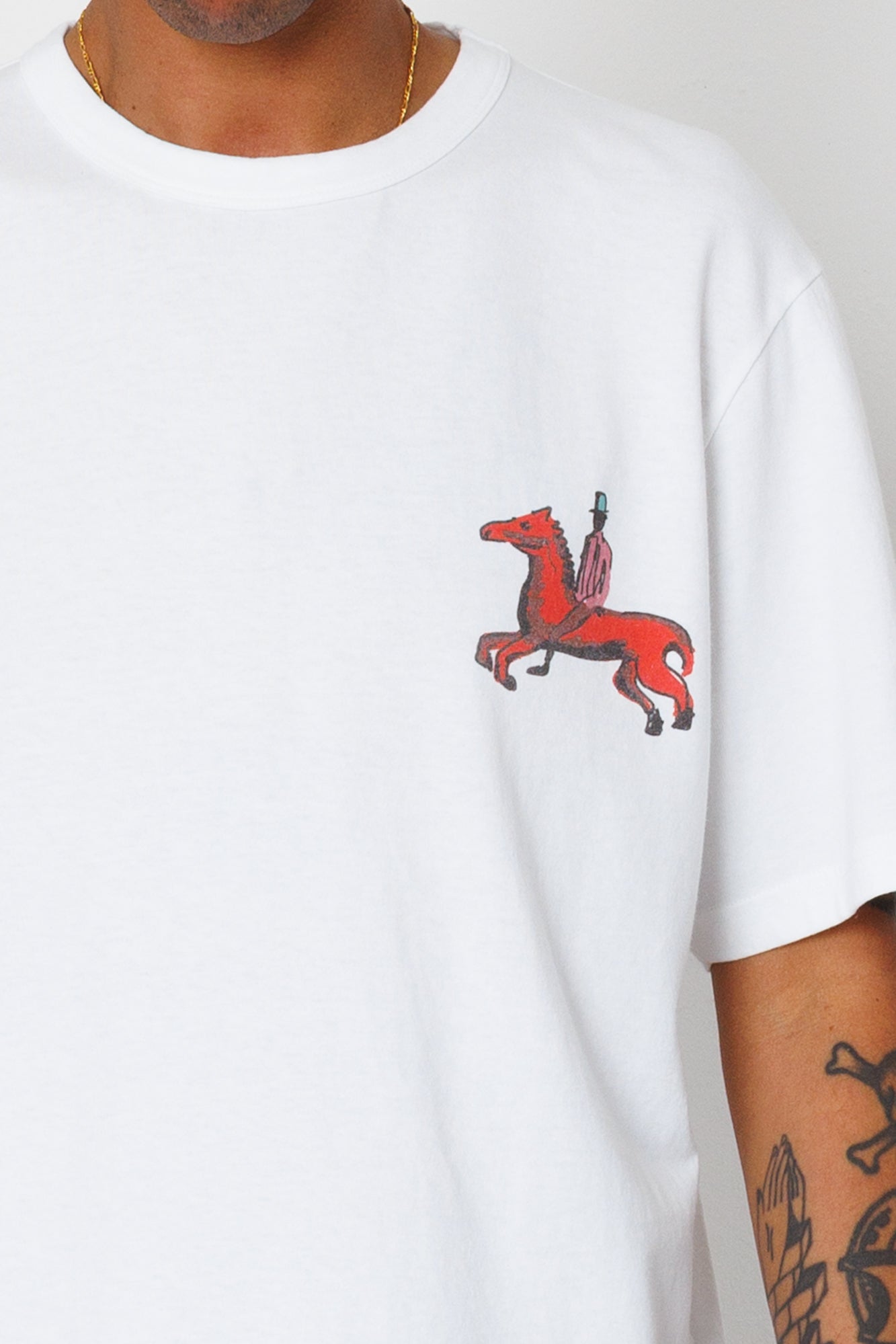 Folk | Folk Relaxed T-Shirt - White Carousel | Folk x Goss Brothers