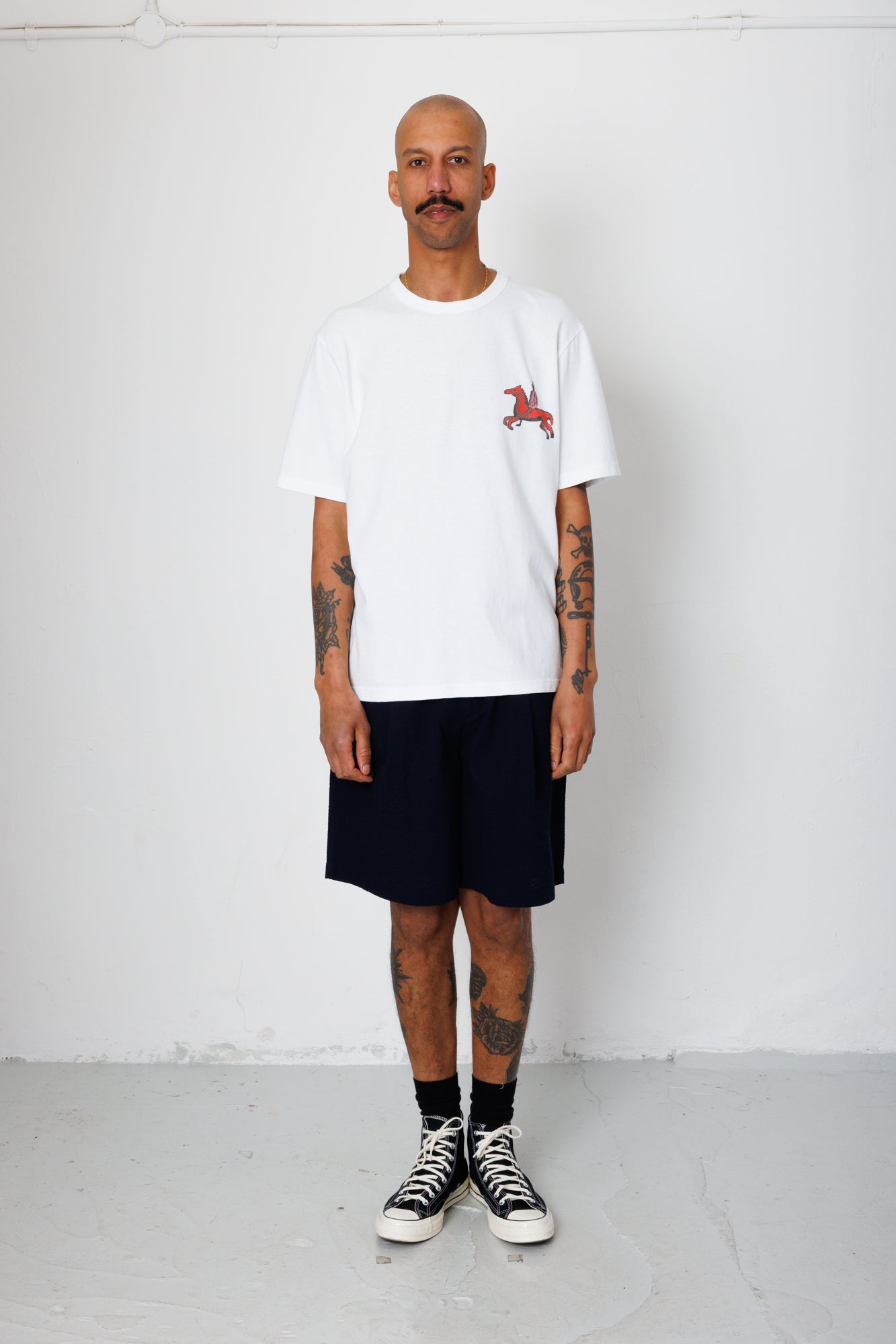 Folk | Folk Relaxed T-Shirt - White Carousel | Folk x Goss Brothers