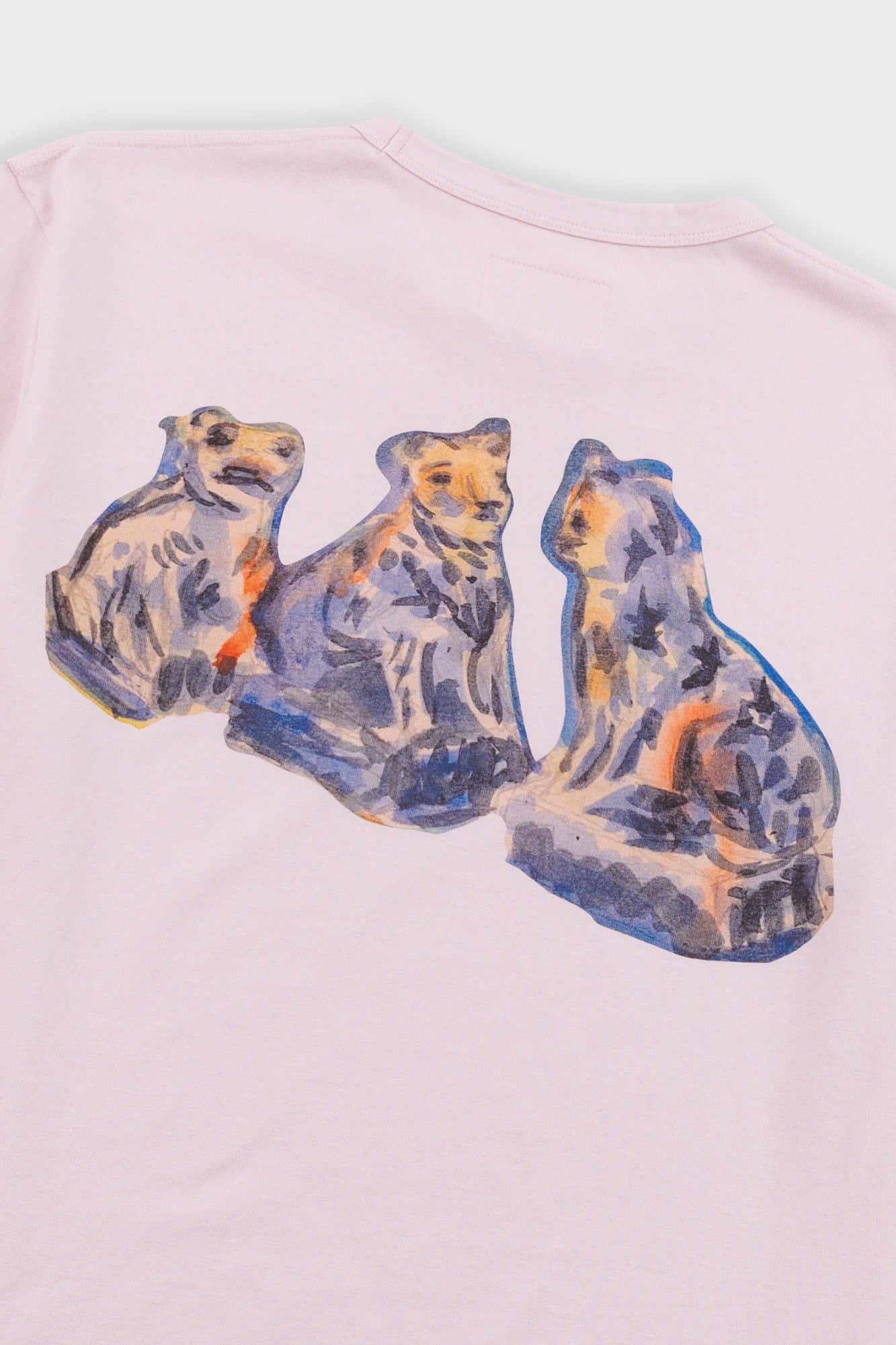 Folk | Folk Relaxed T-Shirt - Light Pink Jungle Cat | Folk x Goss Brothers