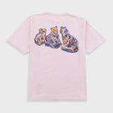 Folk | Folk Relaxed T-Shirt - Light Pink Jungle Cat | Folk x Goss Brothers