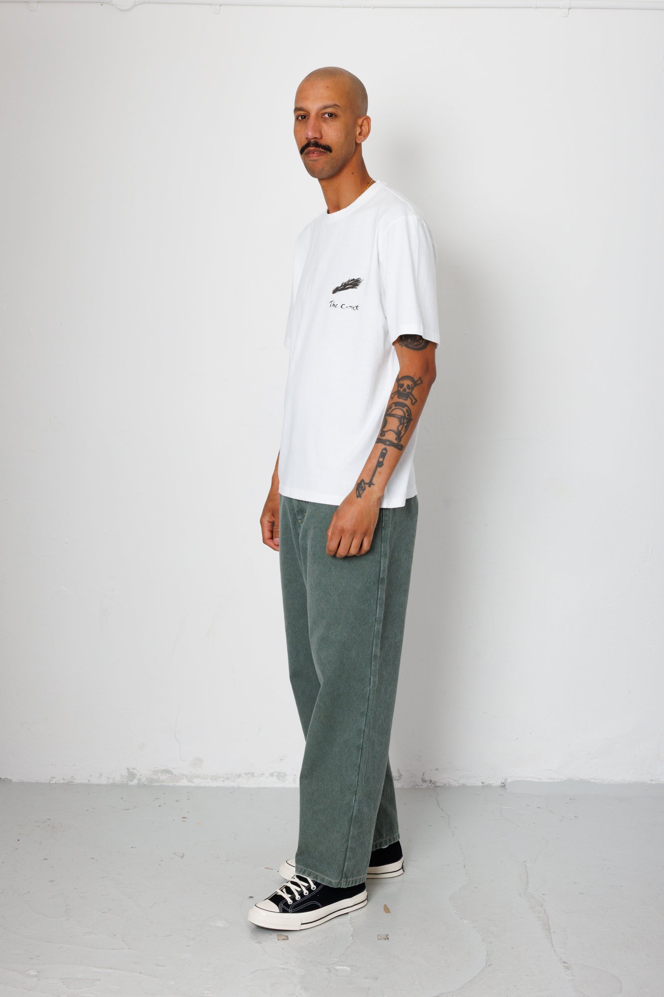 Folk | Folk Relaxed T-Shirt - White Comet | Folk x Goss Brothers