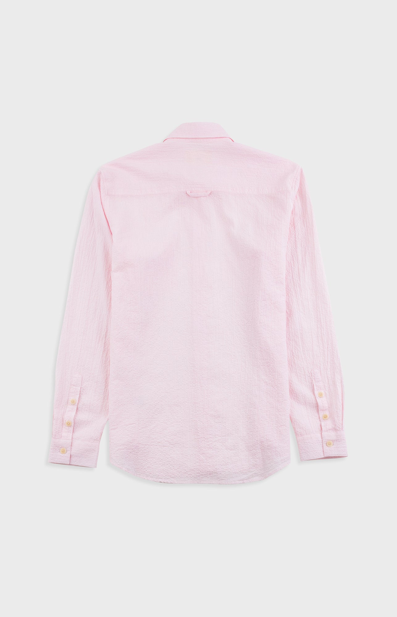 Folk | Folk Relaxed Fit Shirt - Pink Fine Stripe