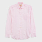 Folk | Folk Relaxed Fit Shirt - Pink Fine Stripe