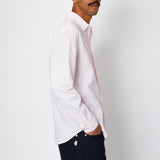 Folk | Folk Relaxed Fit Shirt - Pink Fine Stripe