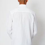 Folk | Folk Relaxed Fit Shirt - White Bubble Seersucker