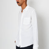 Folk | Folk Relaxed Fit Shirt - White Bubble Seersucker