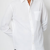 Folk | Folk Relaxed Fit Shirt - White Bubble Seersucker