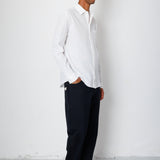 Folk | Folk Relaxed Fit Shirt - White Bubble Seersucker
