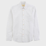 Folk | Folk Relaxed Fit Shirt - White Bubble Seersucker