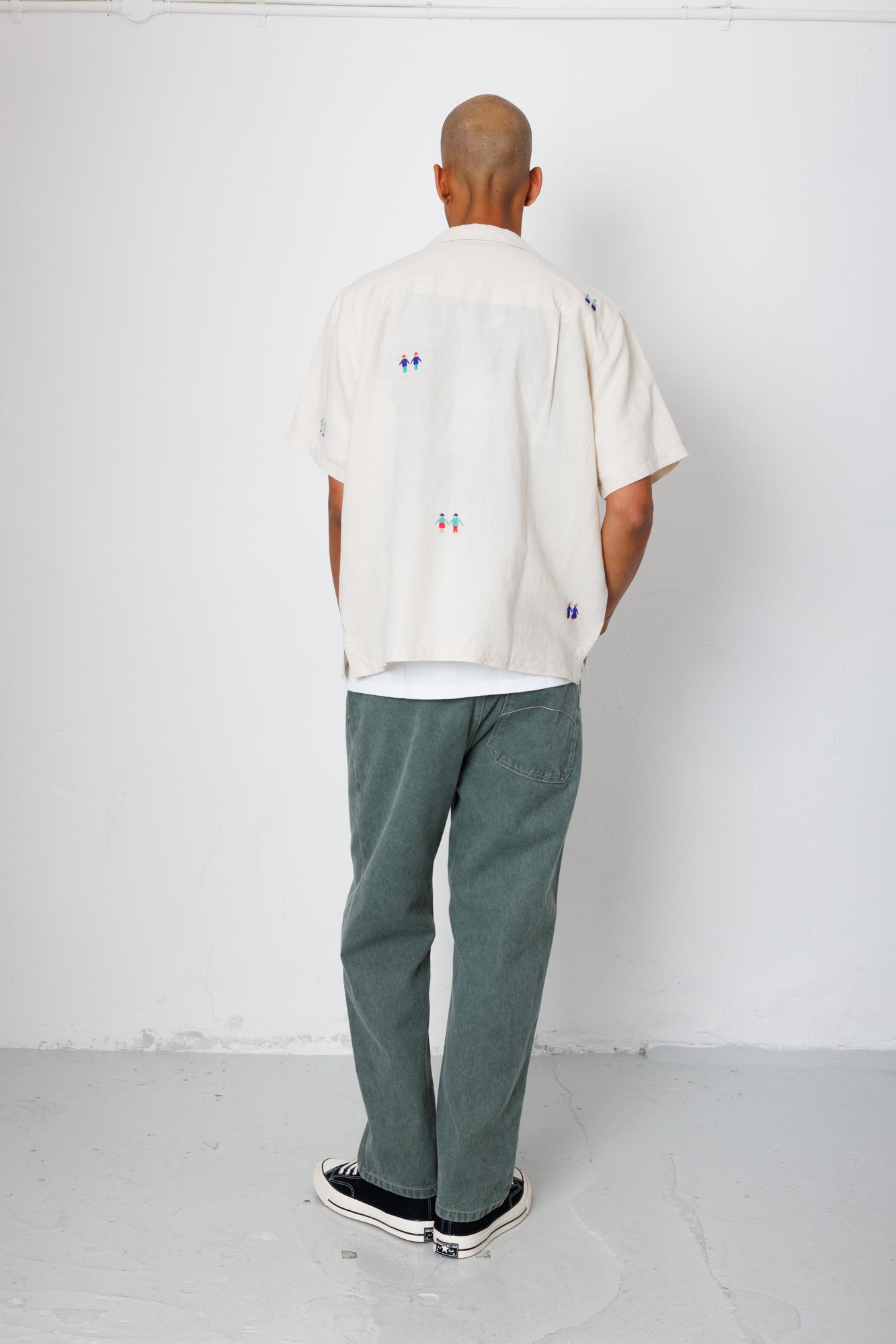 Folk Folk x END. Clothing | Relaxed Soft Collar Shirt - Ecru