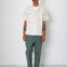 Folk | Folk x END. Clothing | Relaxed Soft Collar Shirt - Ecru Embroidery 