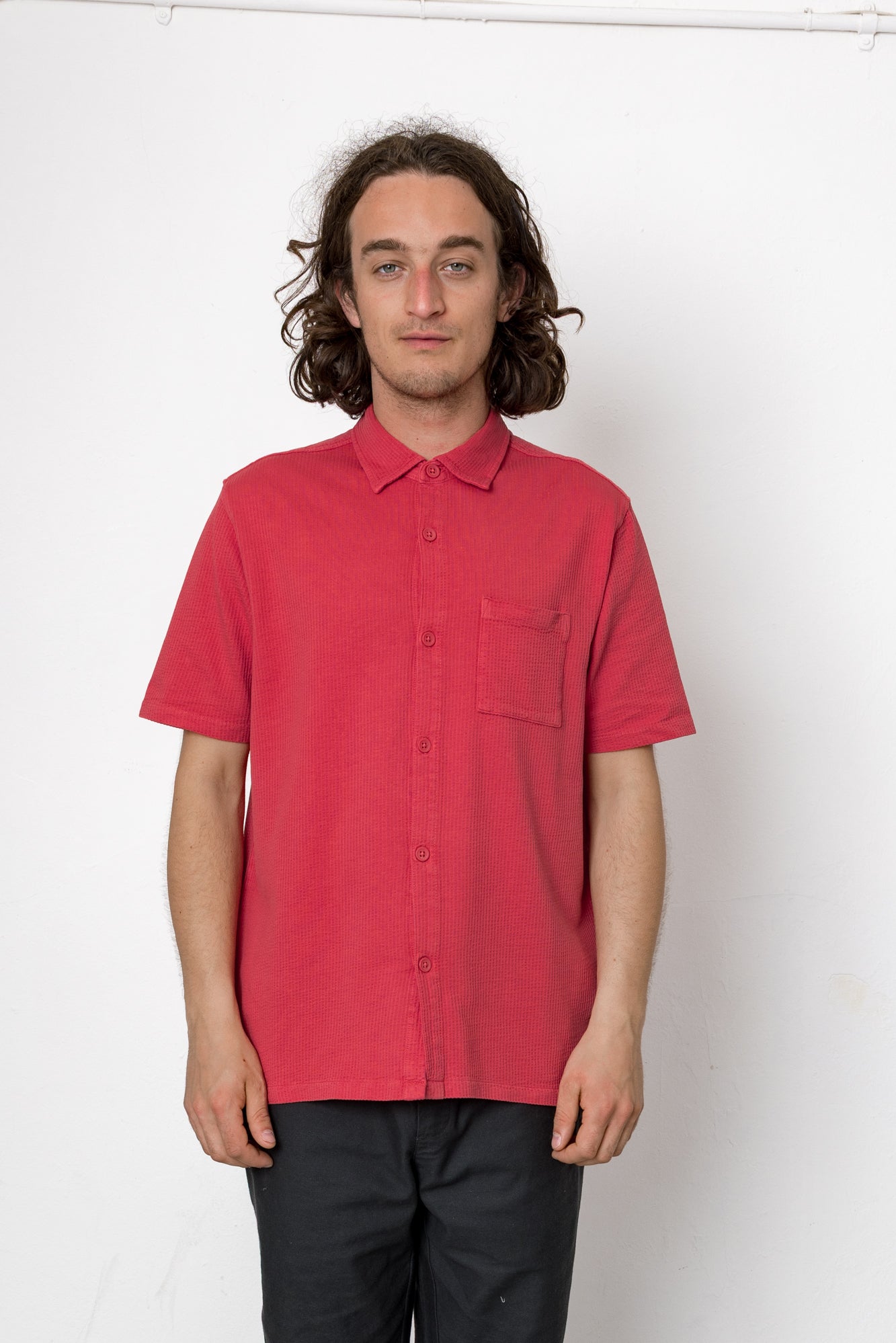 Folk | Folk Rice Shirt - Coral