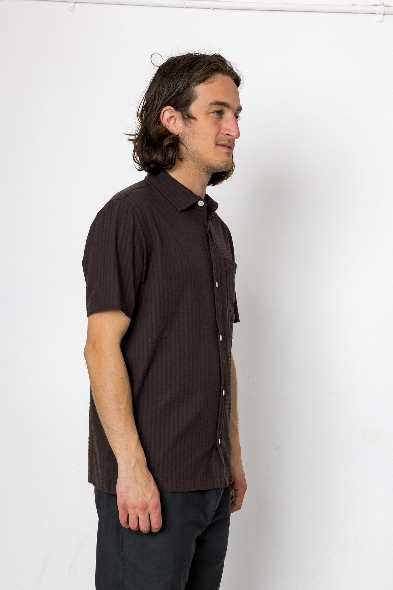 Folk | Folk Senna 2 Shirt - Bitter Chocolate