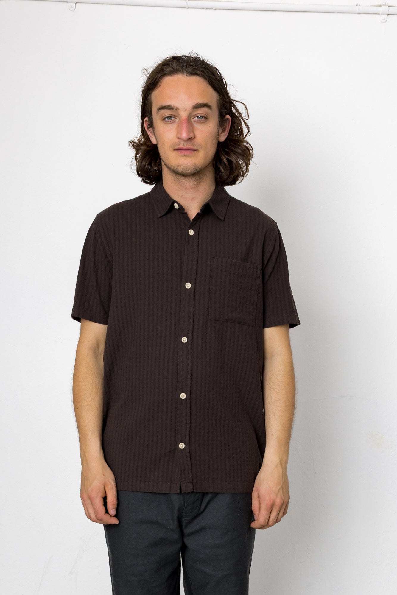 Folk | Folk Senna 2 Shirt - Bitter Chocolate
