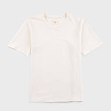 Folk | Folk Short Sleeve Textured T-Shirt - Ecru