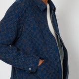 Folk | Folk Signal Blouson - Indigo Mix Checkerboard