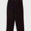 Brown corduroy pants on a light gray background