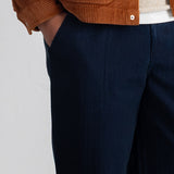Signal Pant - Deep Indigo Herringbone