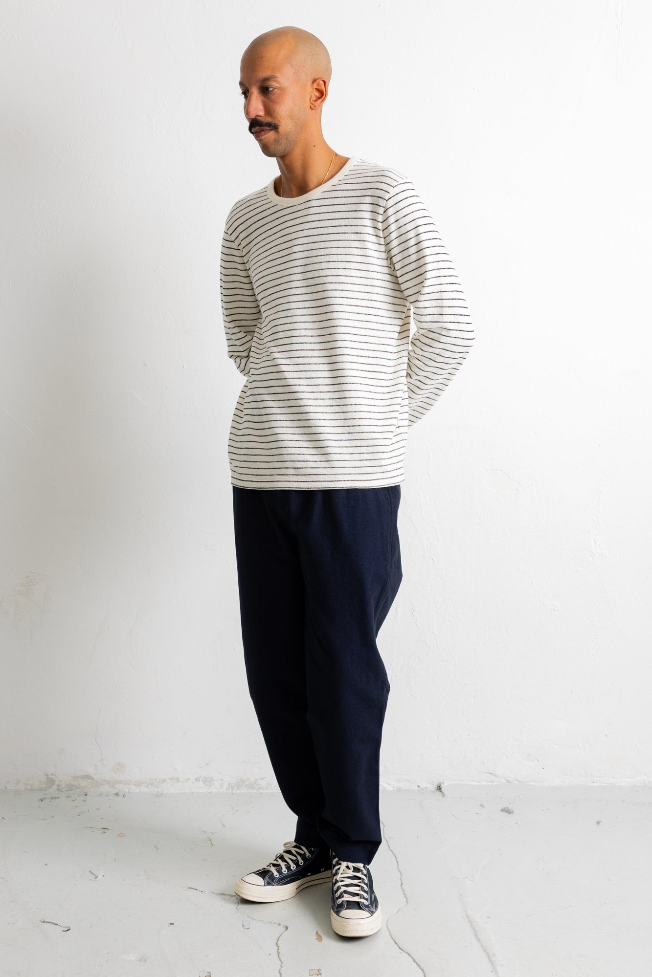 Folk | Folk Signal Pant - Navy Lightweight Moleskin