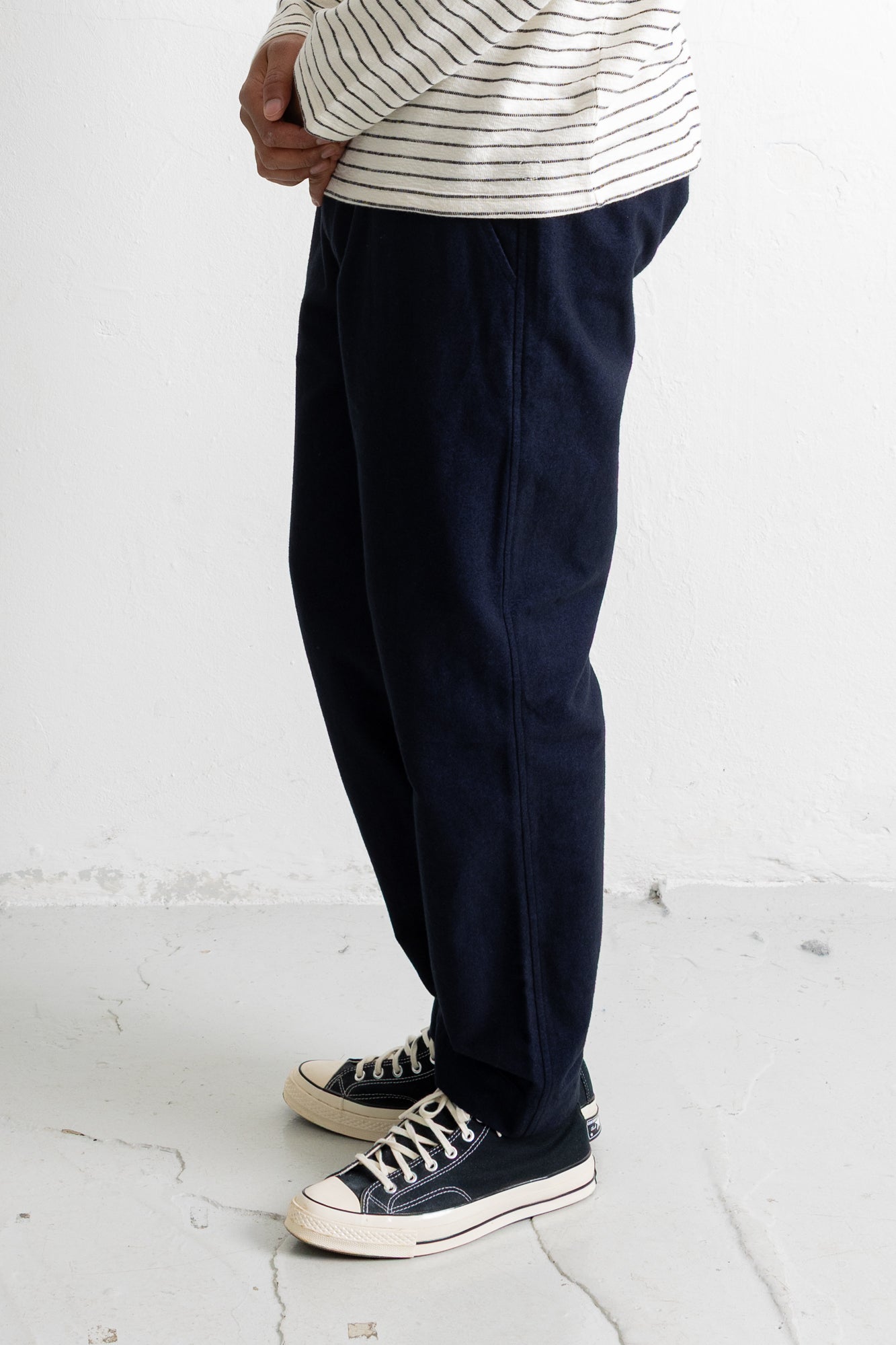 Folk | Folk Signal Pant - Navy Lightweight Moleskin