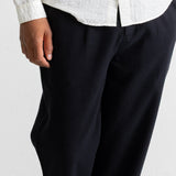 Signal Pant - Soft Black Brushed Stripe
