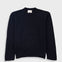 Folk | Folk Slouch Crew - Black Charcoal Cast Intarsia