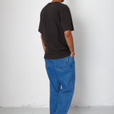 Folk | Folk Slub Embroidery T-Shirt - Black Comet | Folk x Goss Brothers